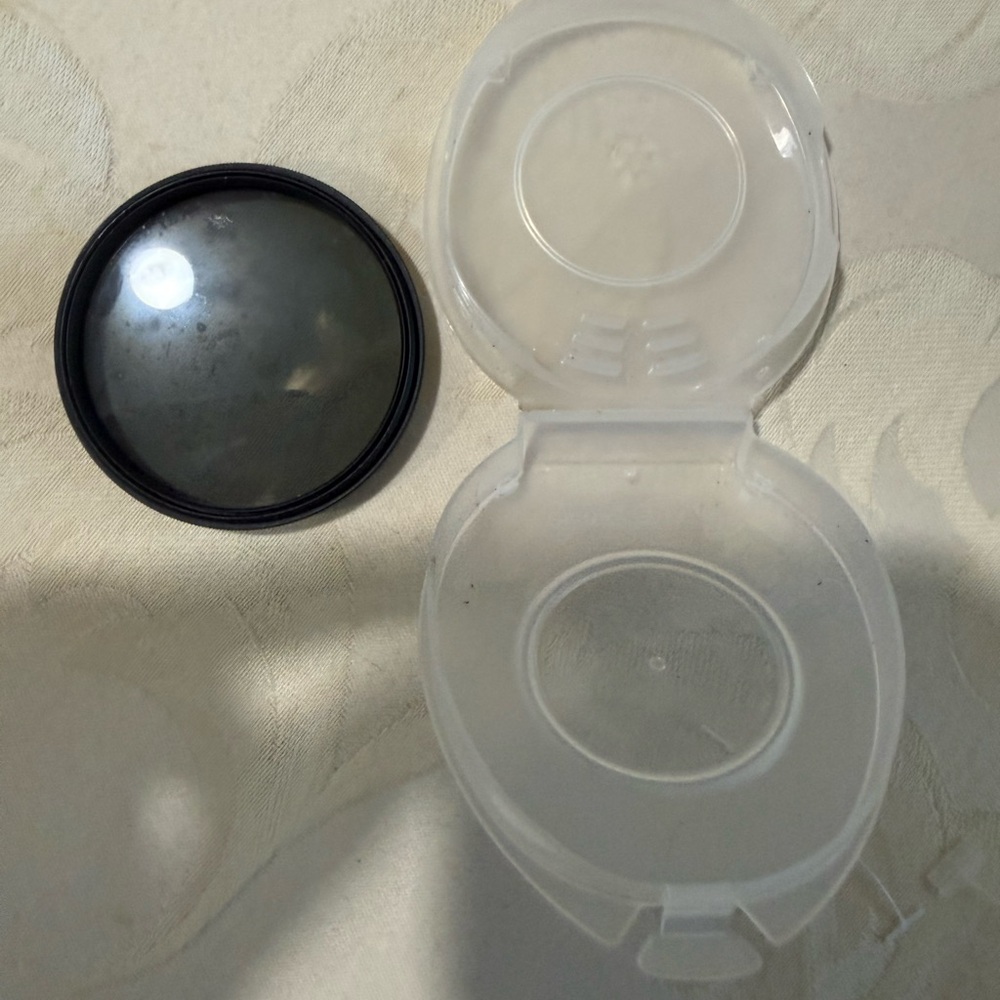 Vivitar 58mm CPL Circular Polarizing Camera Lens Filter w‎ Case